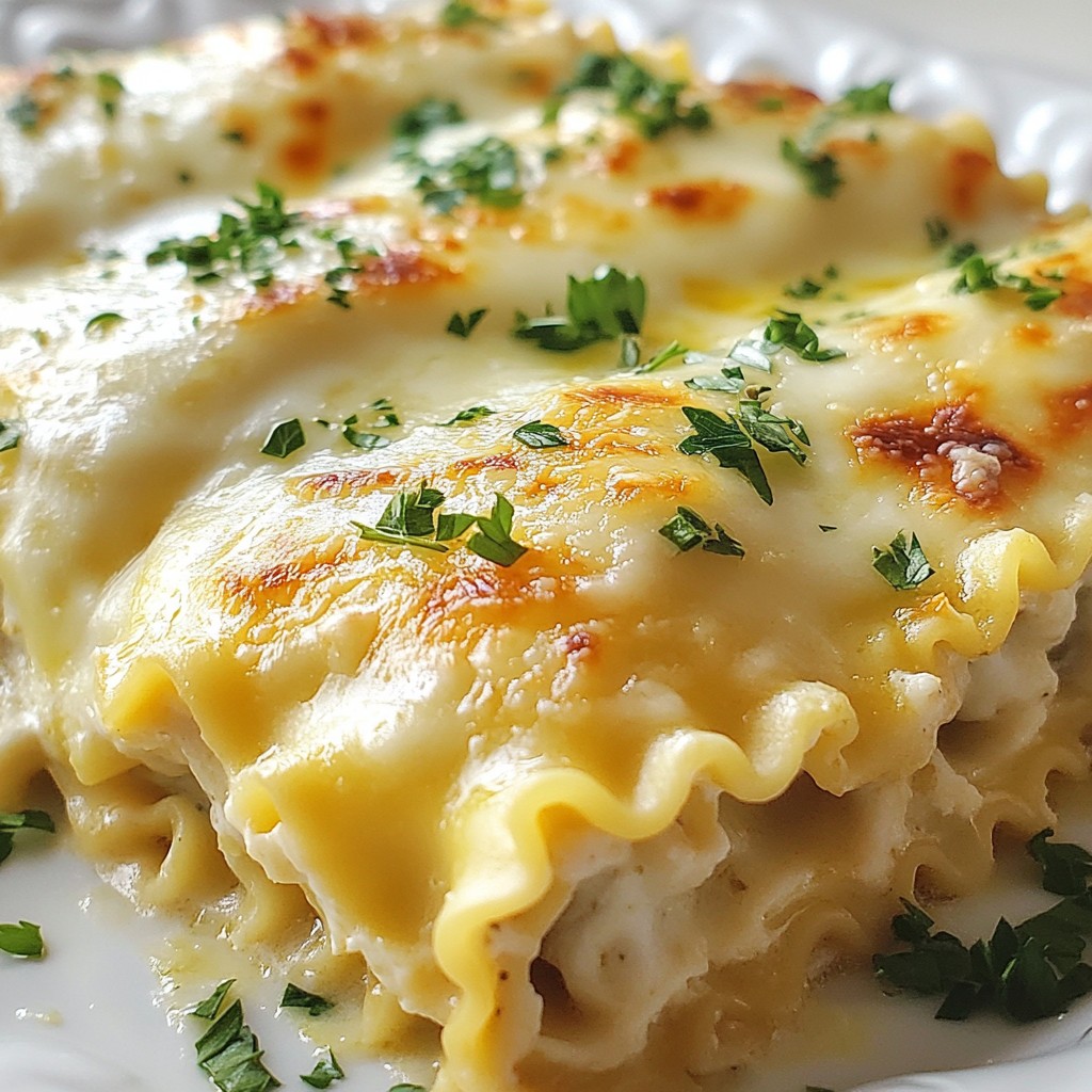 Chicken Alfredo Lasagna Roll Ups Flavorful Dinner Dish