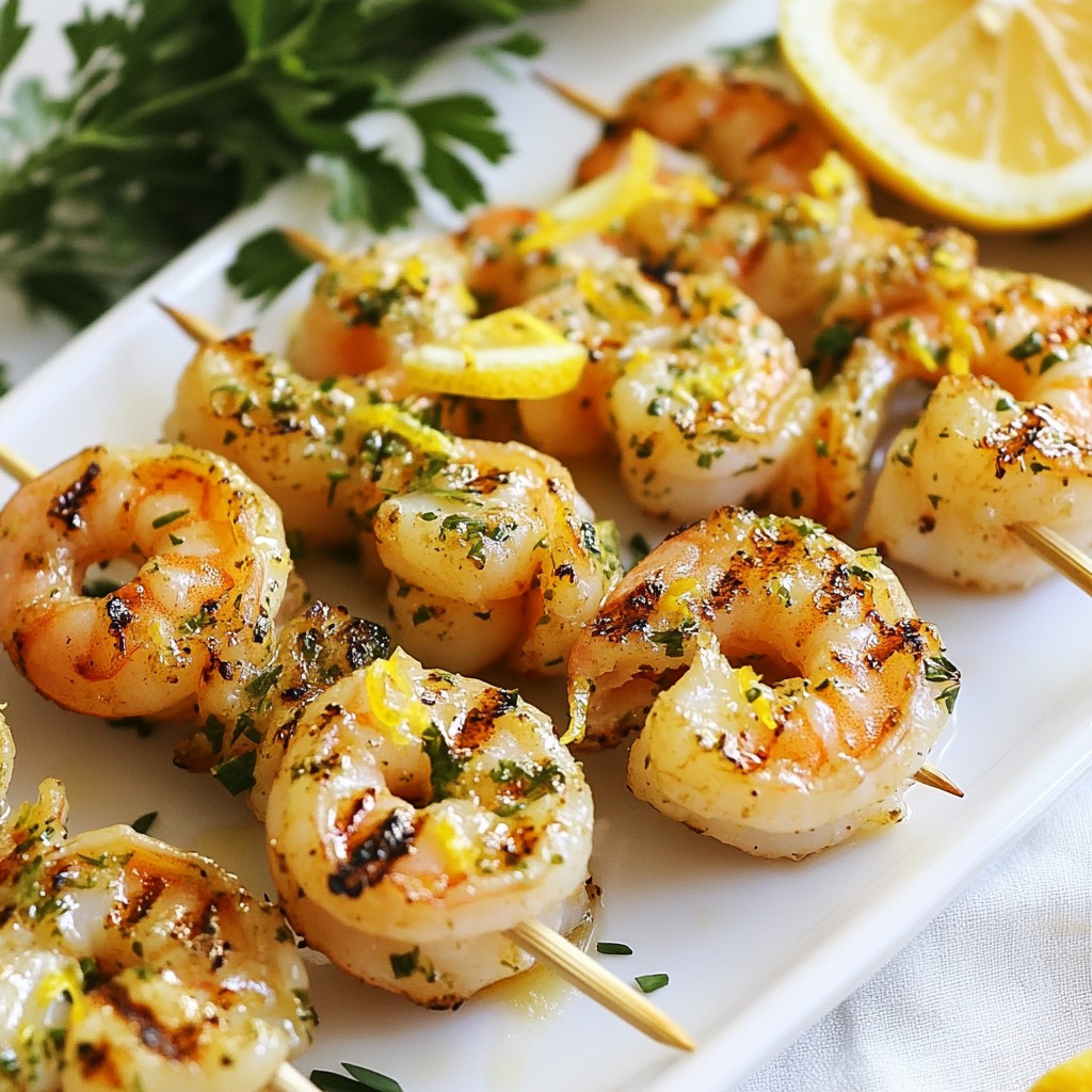 Lemon Herb Grilled Shrimp Delightful and Easy Recipe