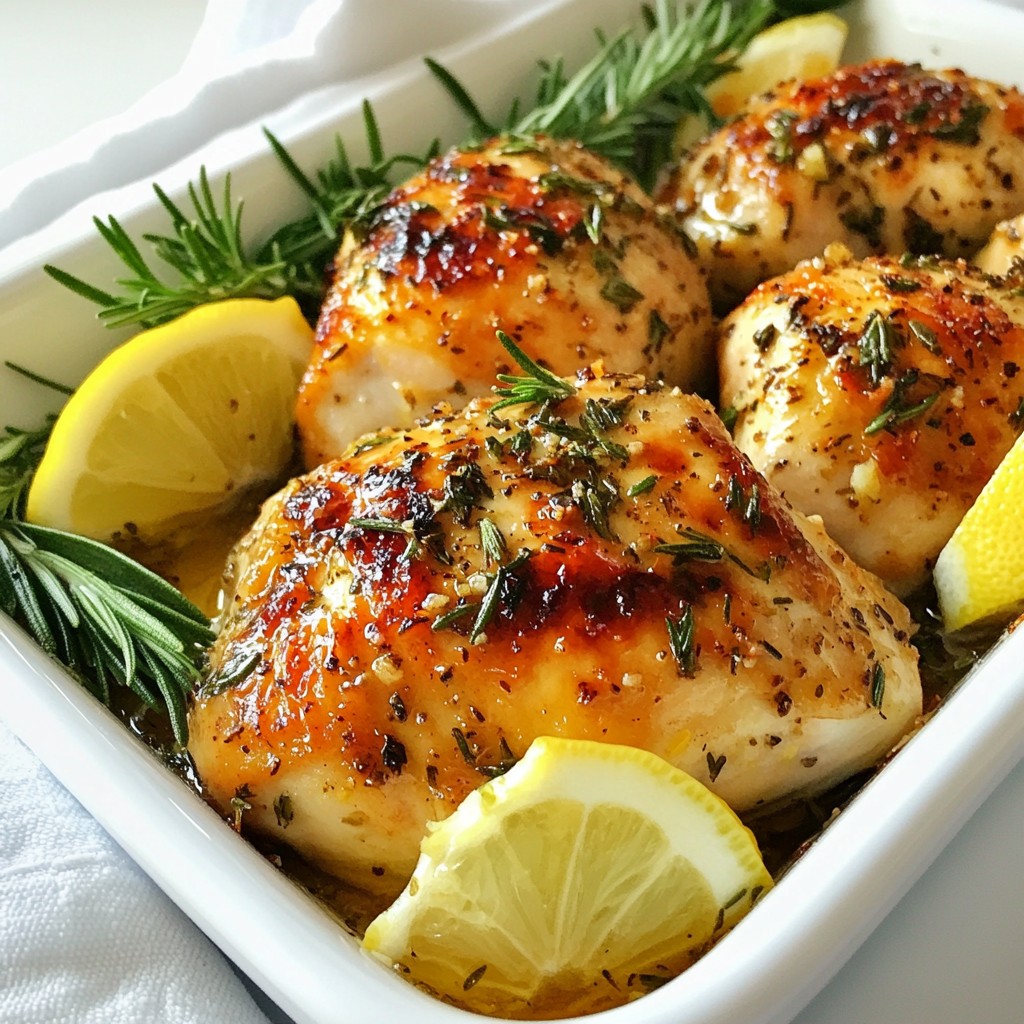 Garlic Herb Roasted Chicken Breasts Simple and Tasty