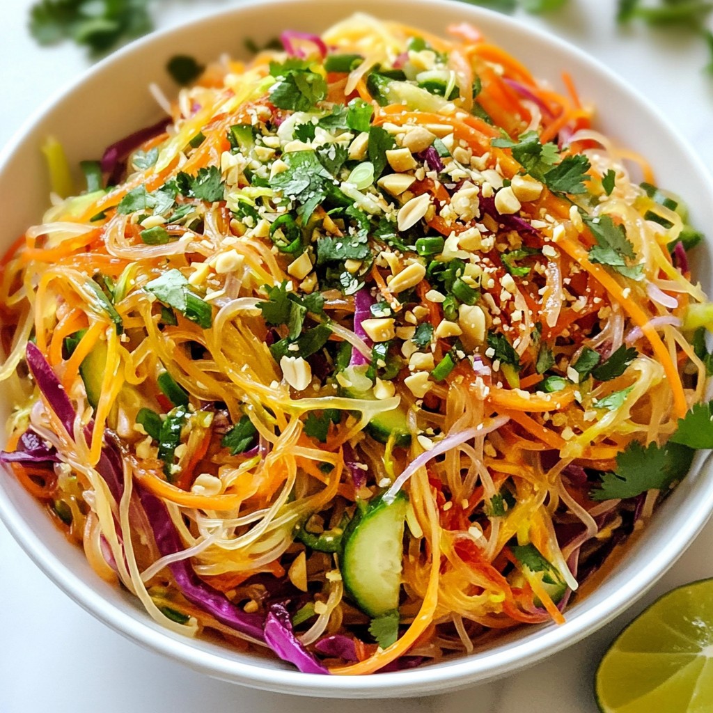Spicy Thai Noodle Salad Flavorful and Fresh Meal