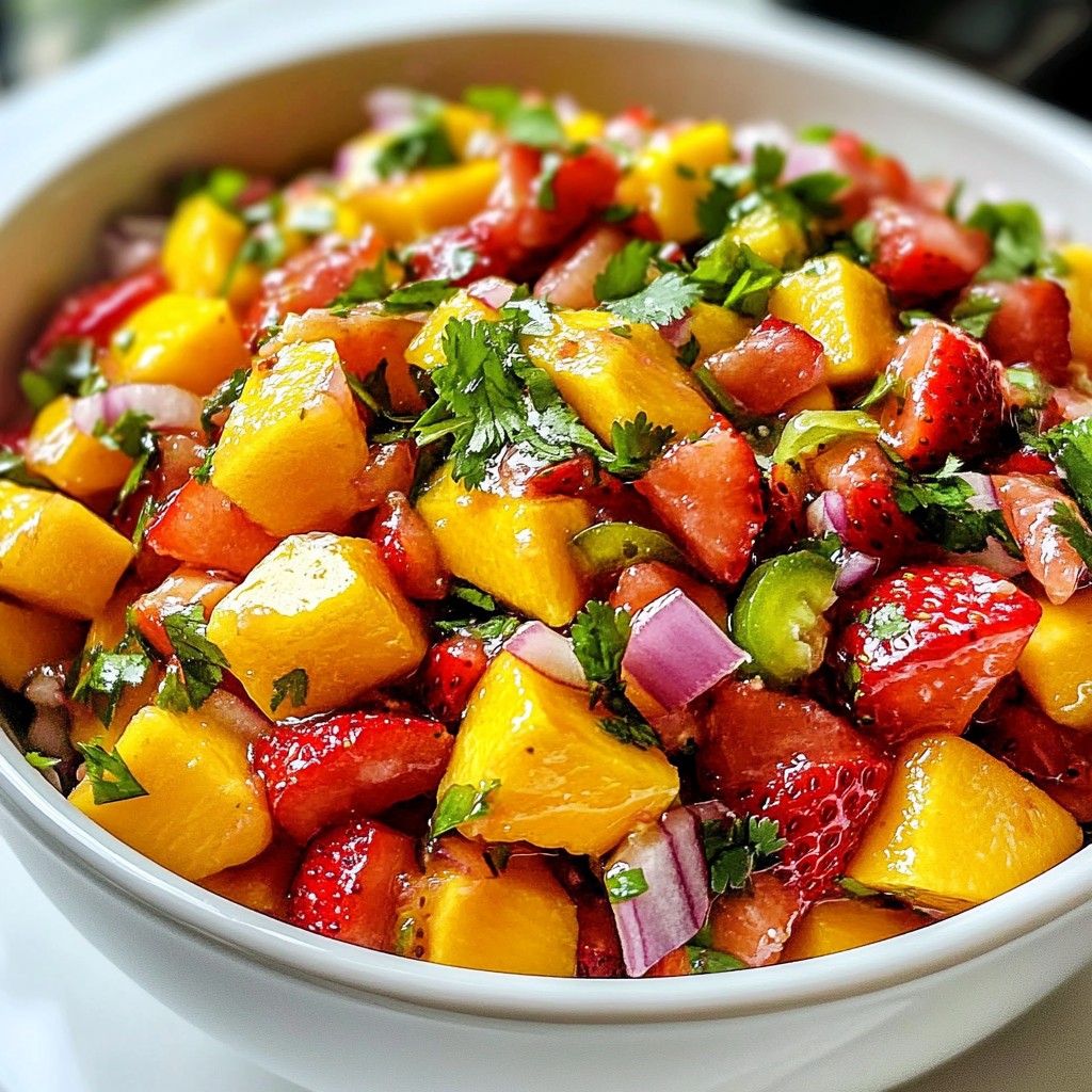 Strawberry Mango Salsa Fresh and Flavorful Delight