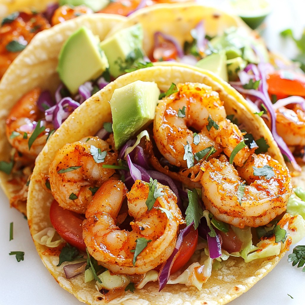 Spicy Cajun Shrimp Tacos Flavorful and Quick Meal