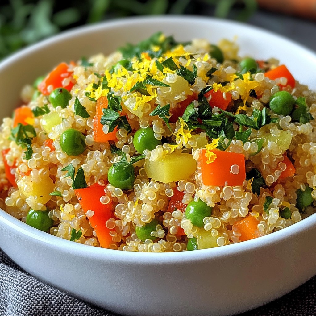Lemon Herb Quinoa Pilaf Fresh and Flavorful Meal
