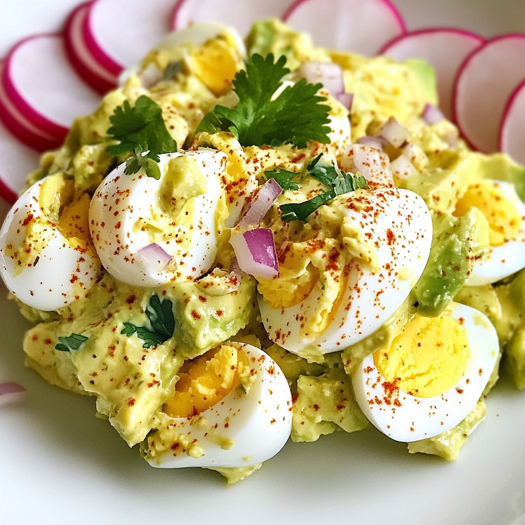 Creamy Avocado Egg Salad Healthy and Simple Recipe