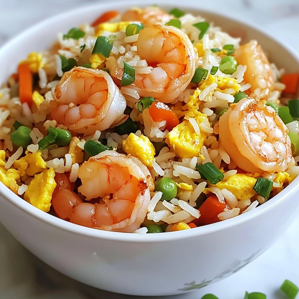 Savory Honey Garlic Shrimp Fried Rice Recipe Delight