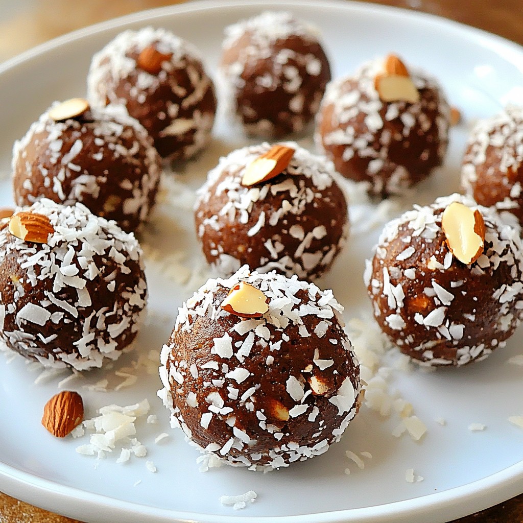 Chocolate Coconut Bliss Balls Easy and Healthy Treat