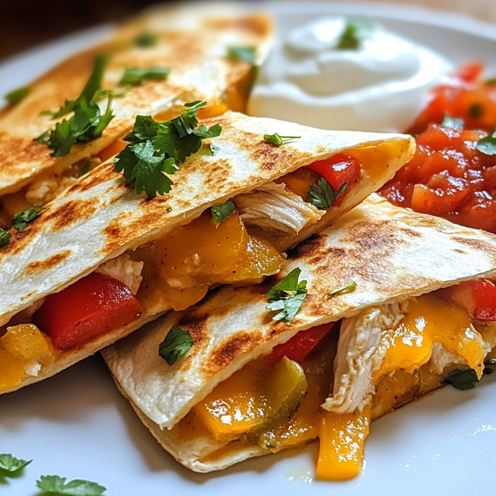 Pepper Jack Chicken Quesadillas Flavorful and Easy Meal
