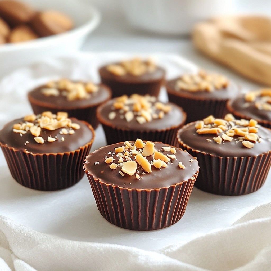 Chocolate Almond Butter Cups Delicious Treat Recipe