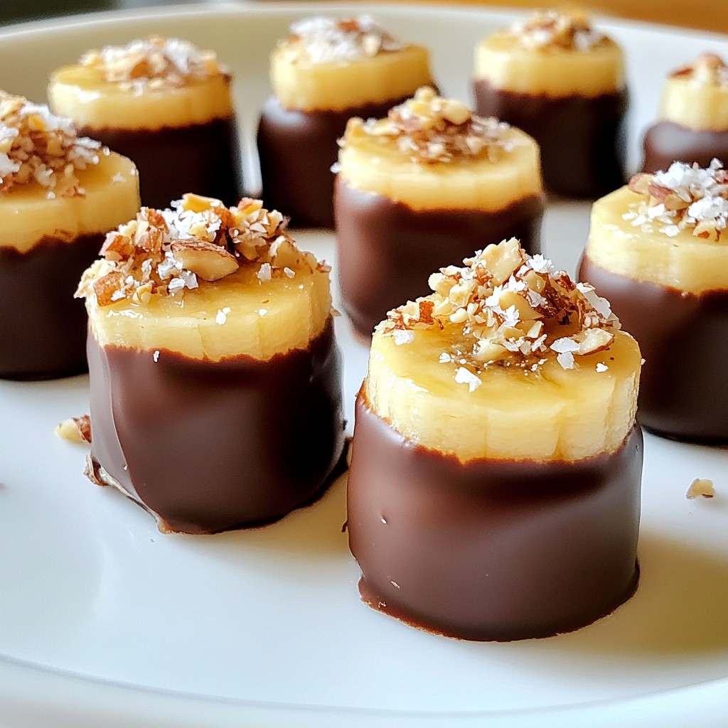 Chocolate Covered Banana Bites Irresistible Snack Idea