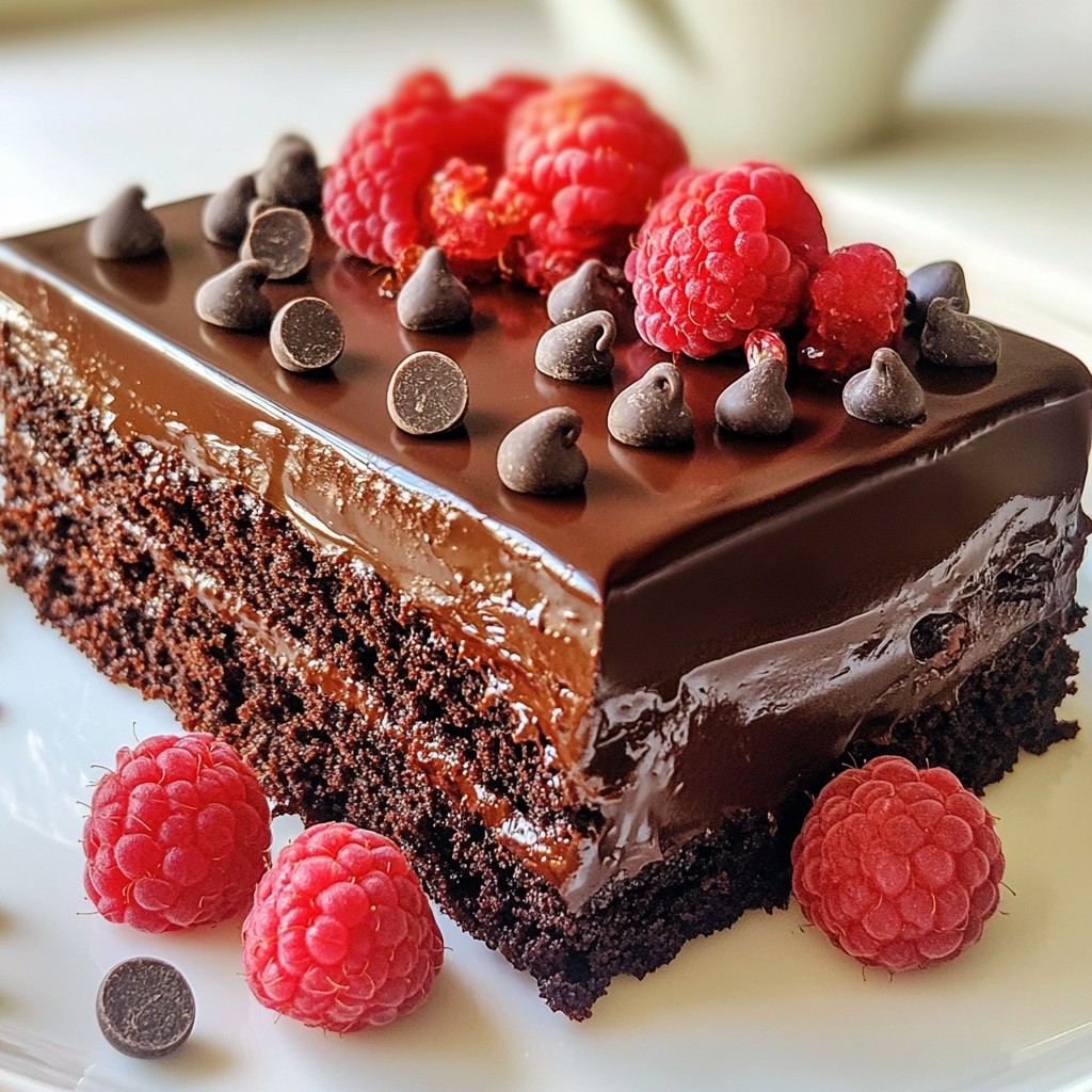 Chocolate Raspberry Truffle Cake Rich and Decadent Delight