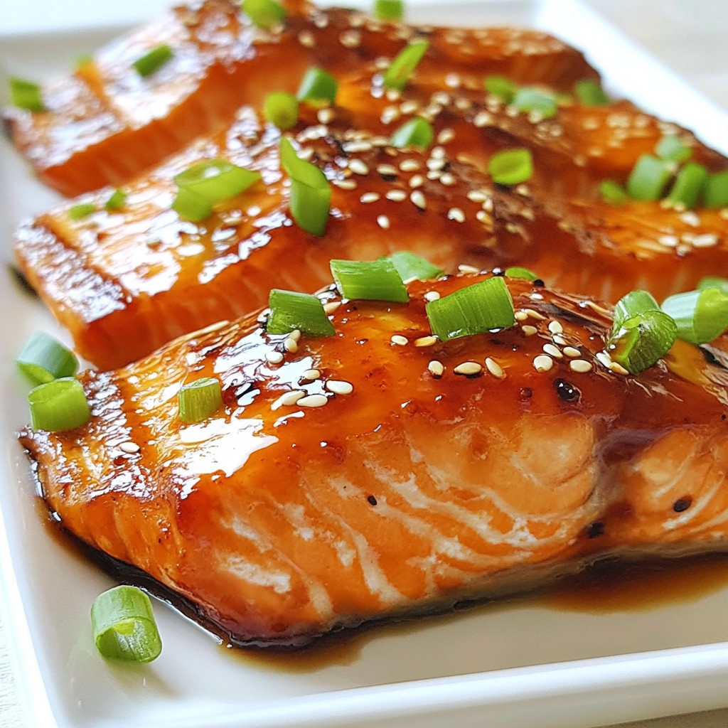 Honey Sriracha Glazed Salmon Simple and Flavorful Meal