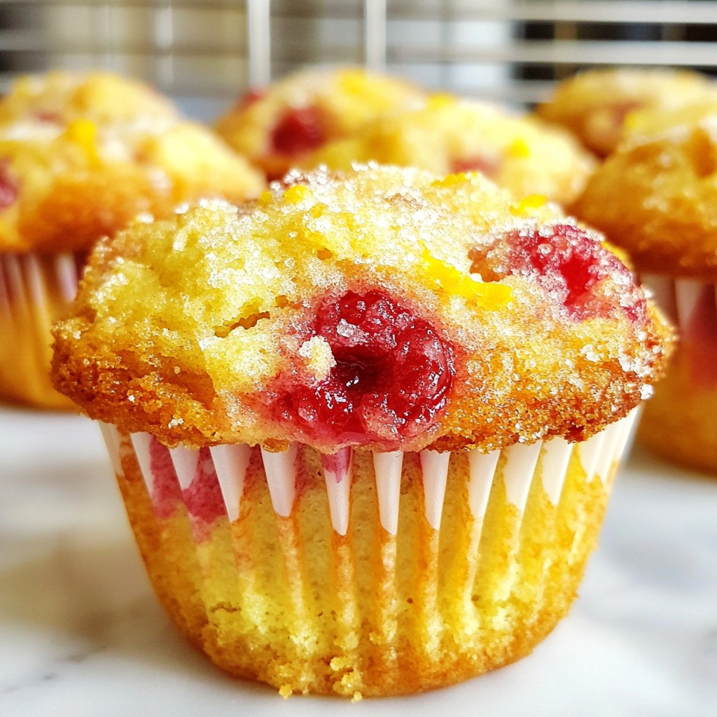 Raspberry Lemonade Muffins Tasty and Simple Recipe