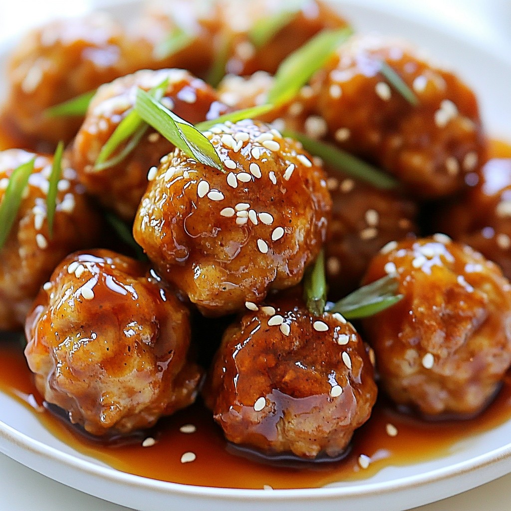 Spicy Honey Garlic Meatballs Savory and Easy Recipe