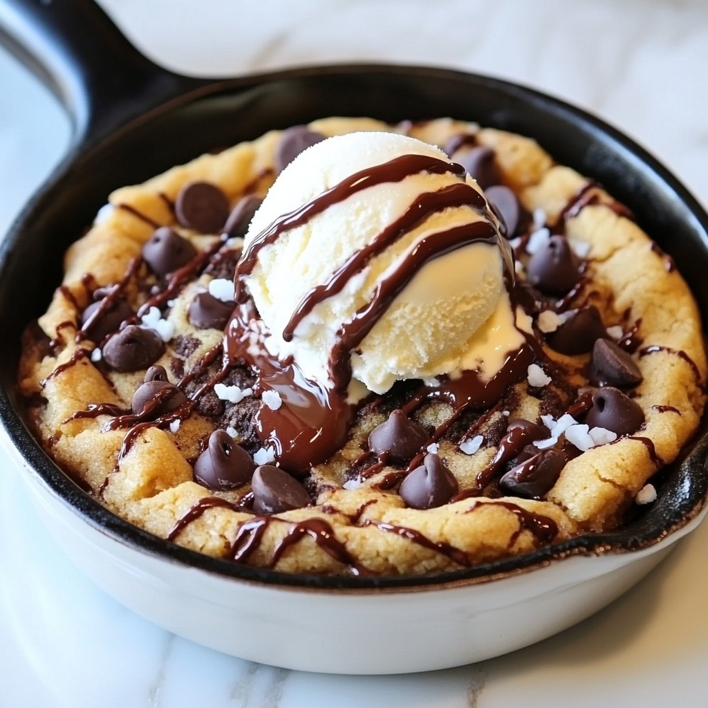 Chocolate Chip Cookie Skillet Irresistible Dessert Treat
