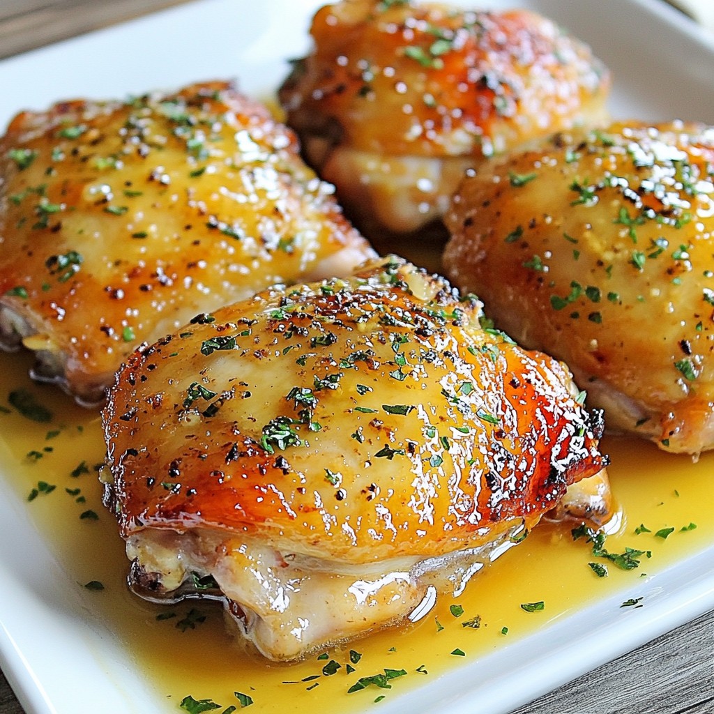 Maple Dijon Chicken Thighs Flavorful and Juicy Meal
