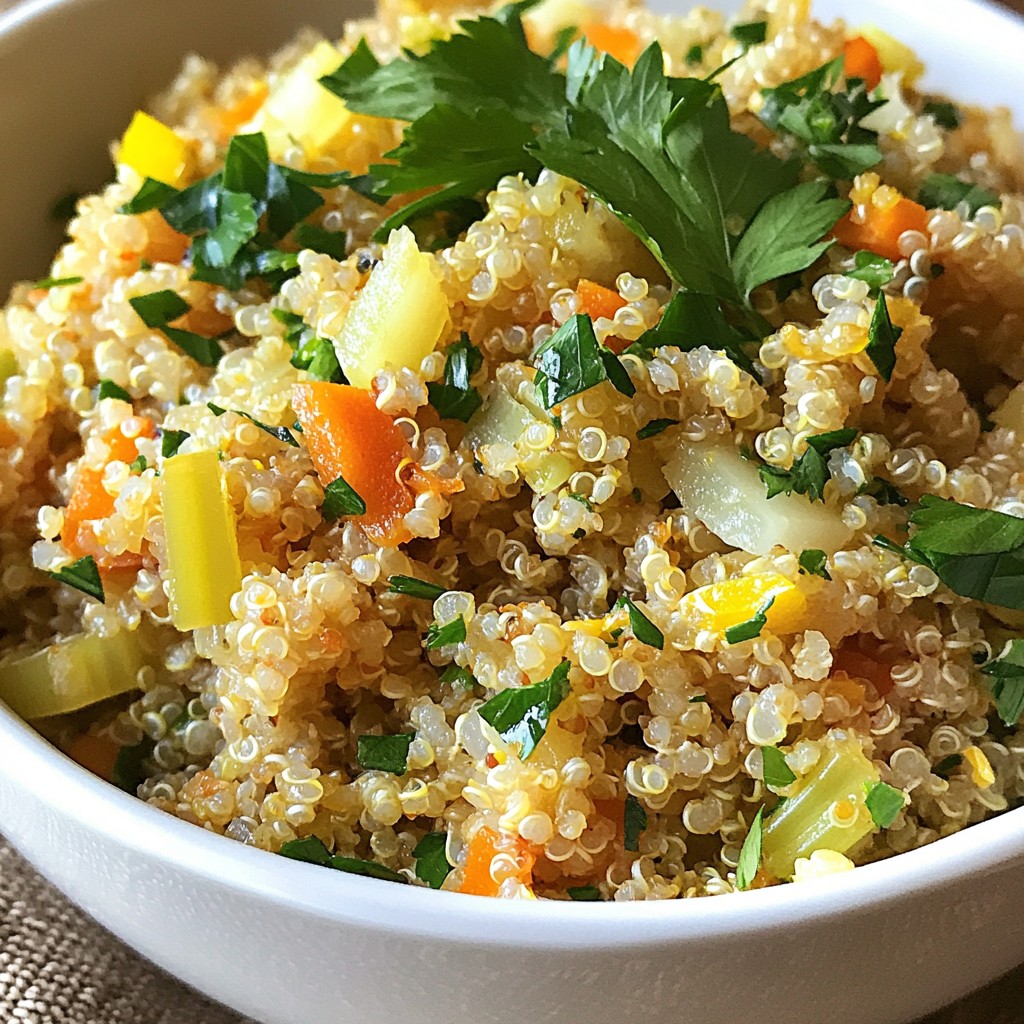 Lemon Herb Quinoa Pilaf Easy and Flavorful Recipe