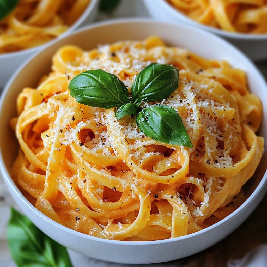 Creamy Roasted Red Pepper Pasta Flavorful Dinner Idea