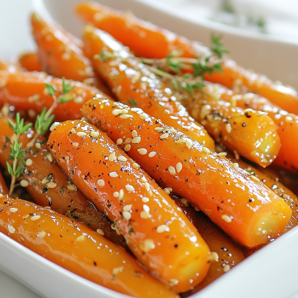 Honey Garlic Glazed Carrots Simple Side Delight