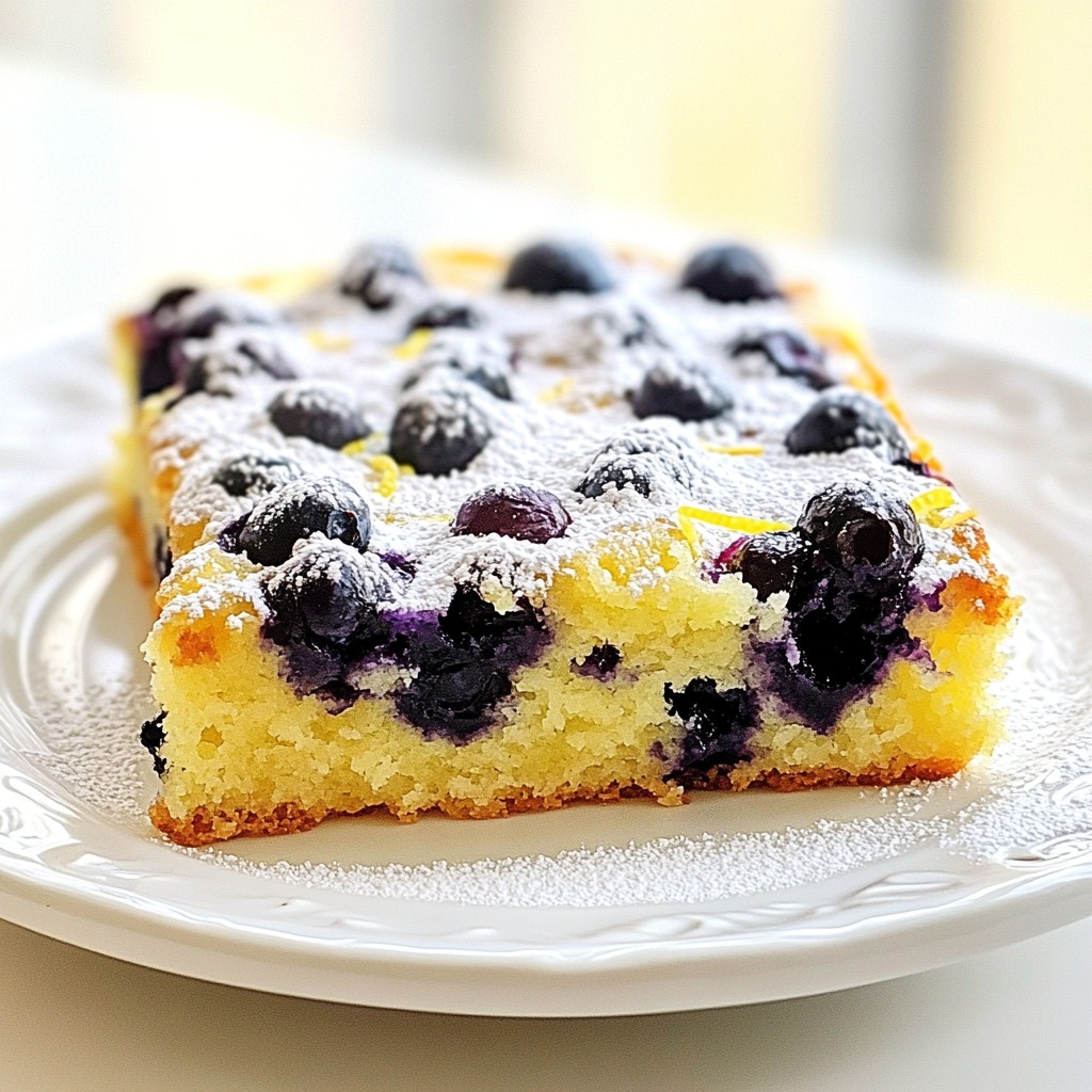 Lemon Blueberry Coffee Cake Delightful Dessert Recipe