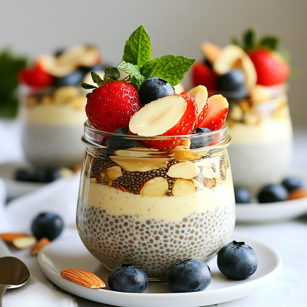 Vanilla Almond Chia Pudding Easy and Tasty Recipe