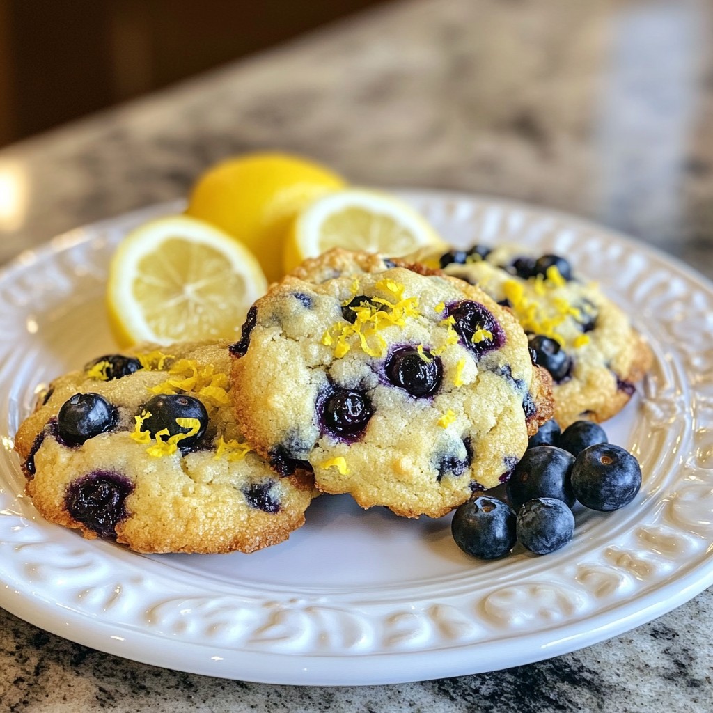 Lemon Blueberry Breakfast Cookies Easy Healthy Treat