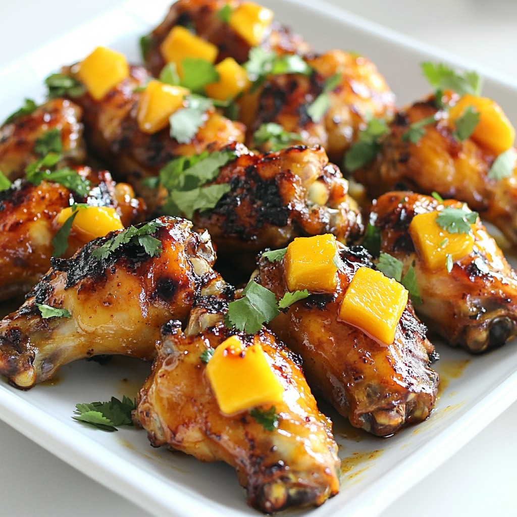 Mouthwatering Mango Habanero Chicken Wings Recipe