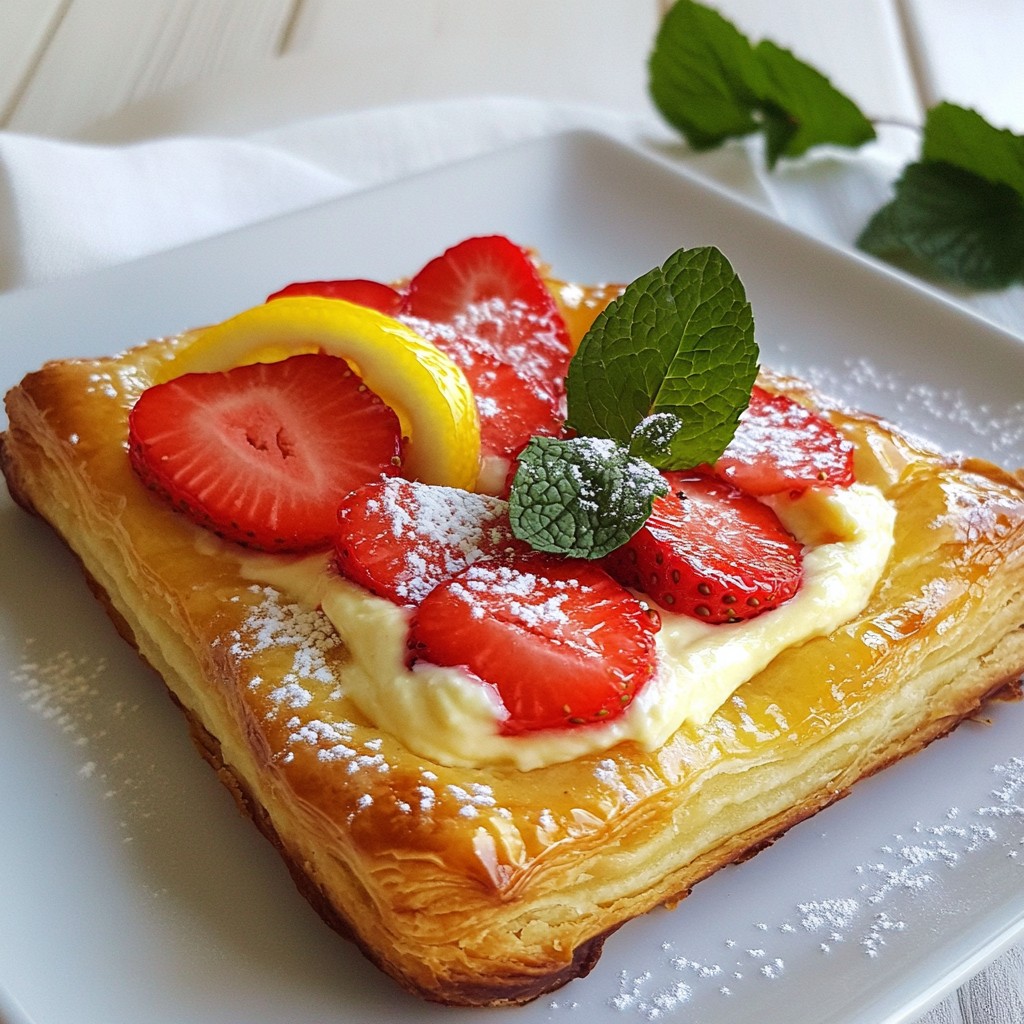 Strawberry Cream Cheese Danish Delightful and Simple Treat