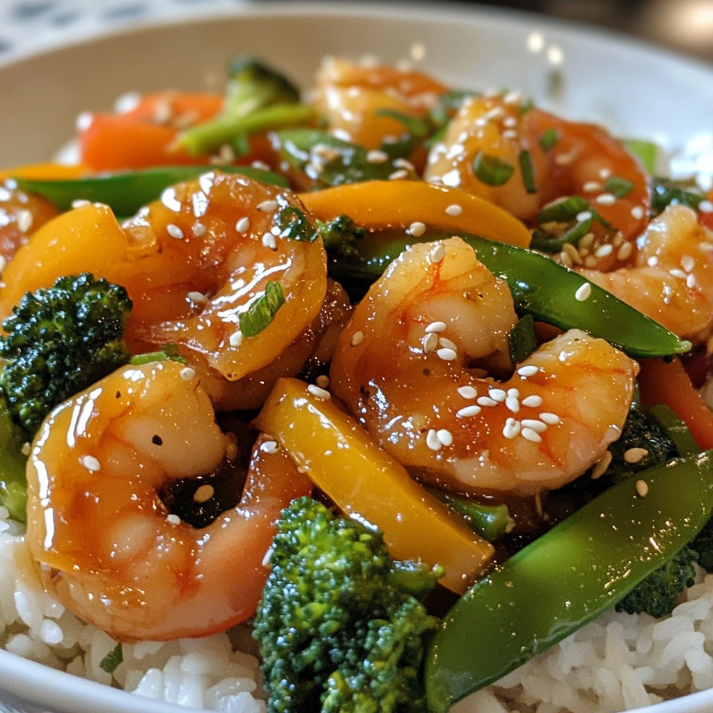 Teriyaki Shrimp Stir Fry Simple and Quick Recipe