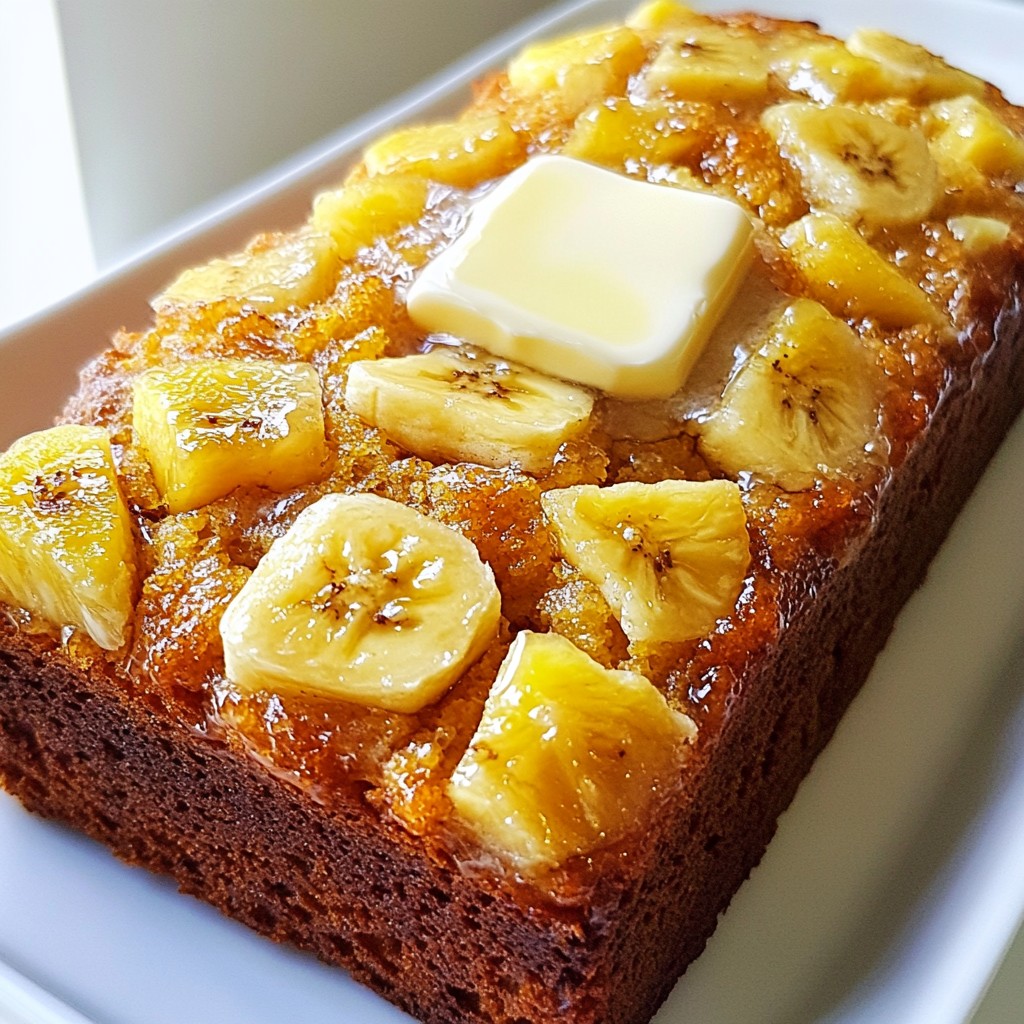 Tropical Pineapple Banana Bread Flavorful and Easy Recipe