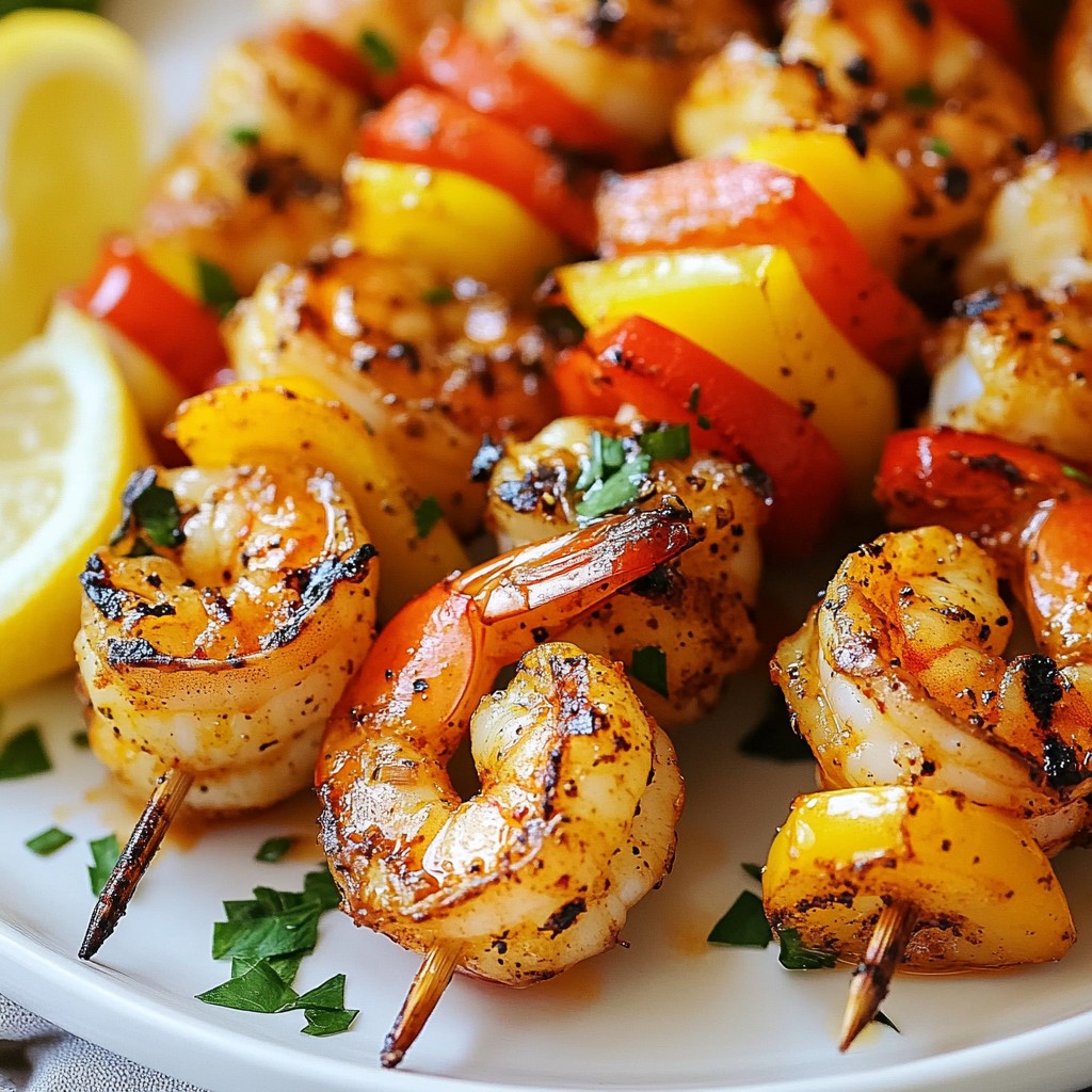 Spicy Cajun Shrimp Skewers for a Flavorful Feast