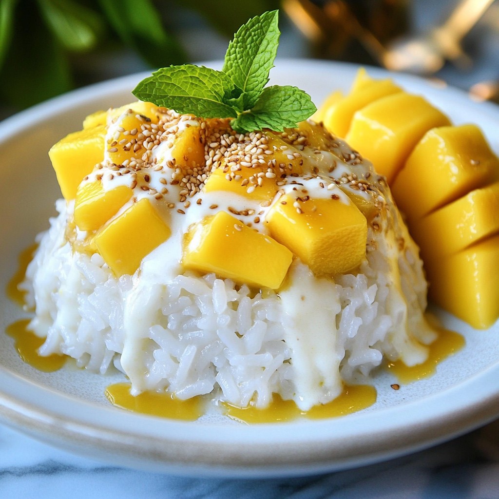 Thai Mango Sticky Rice Delightful and Easy Dessert