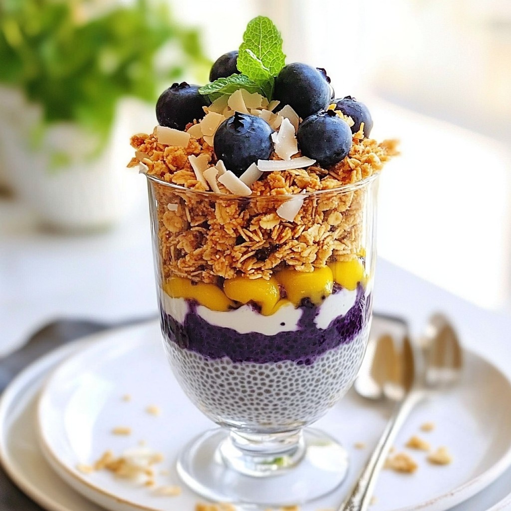 Blueberry Coconut Chia Parfait Easy and Nutritious Treat