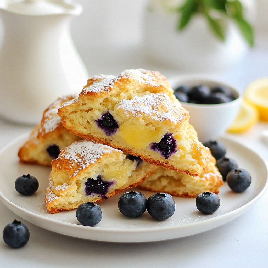 Blueberry Lemon Scones Fresh and Delicious Treat