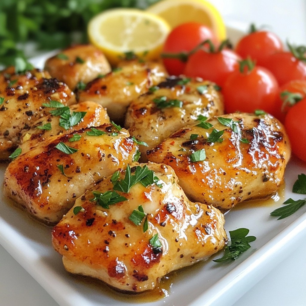 Garlic Butter Chicken Bites Flavorful and Easy Recipe