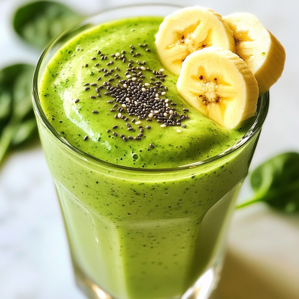 Nutritious Avocado Spinach Smoothie Recipe Guide