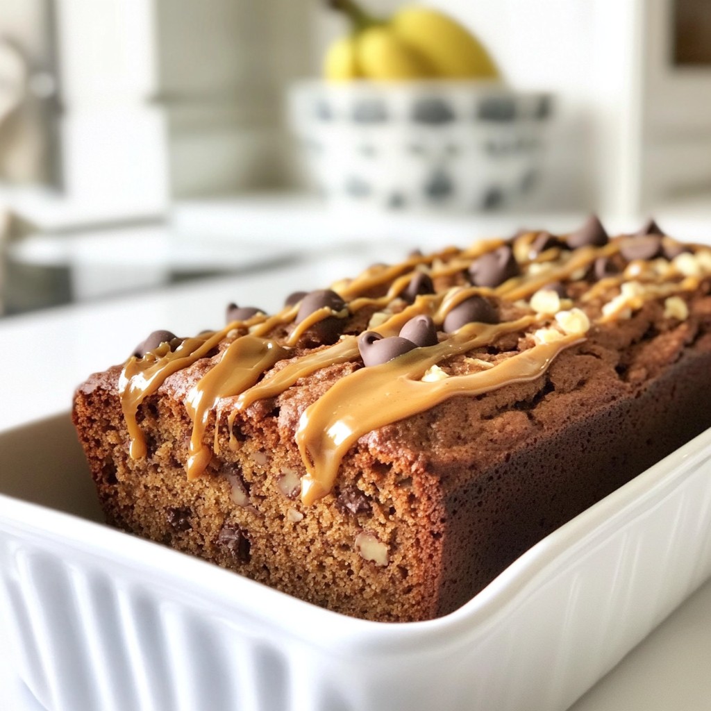 Chocolate Peanut Butter Banana Bread Delightful Recipe