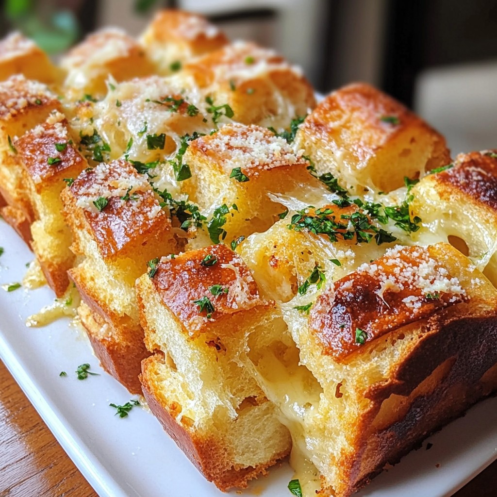 Garlic Parmesan Pull Apart Bread Irresistible Delight