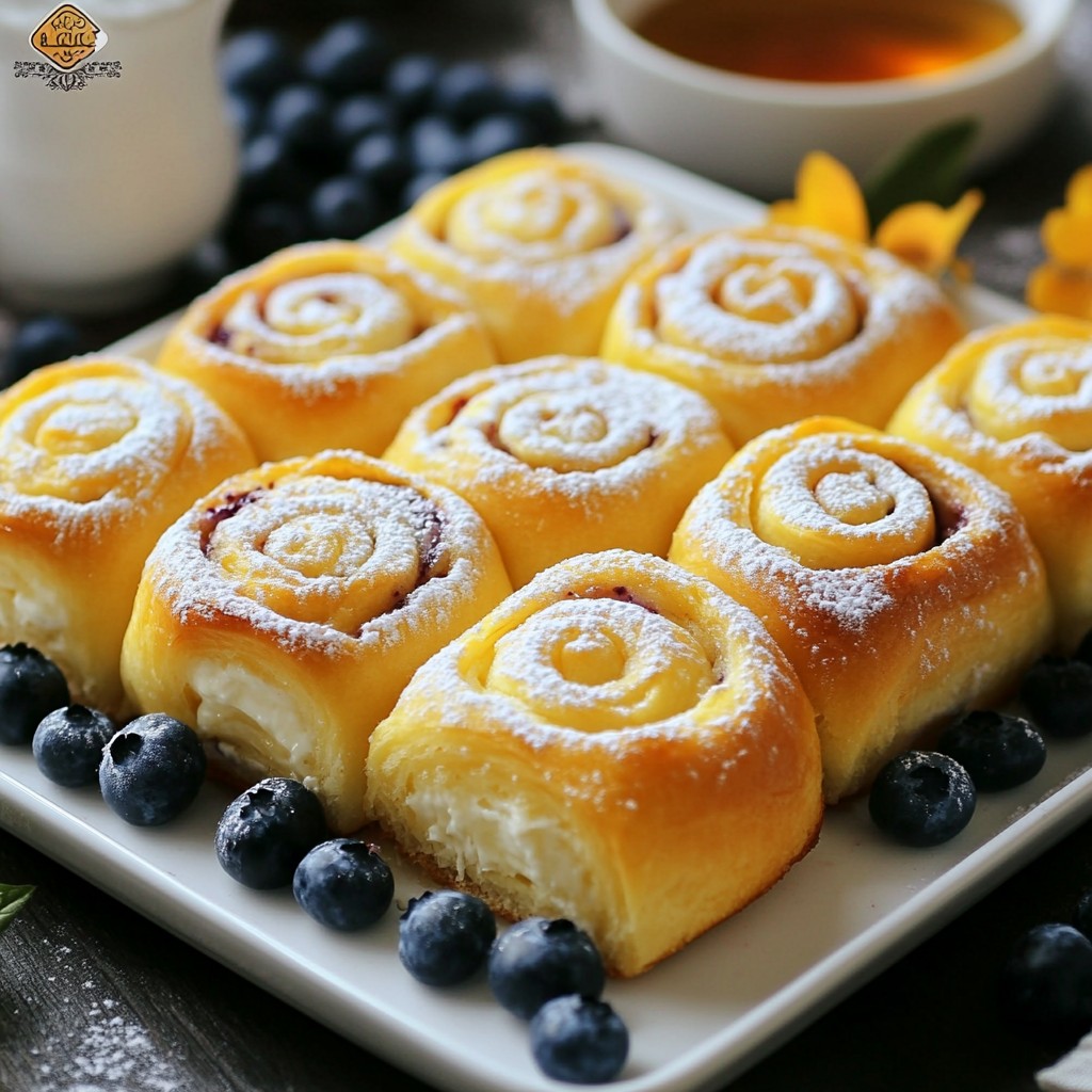 Blueberry Cream Cheese Rolls Simple and Tasty Delight