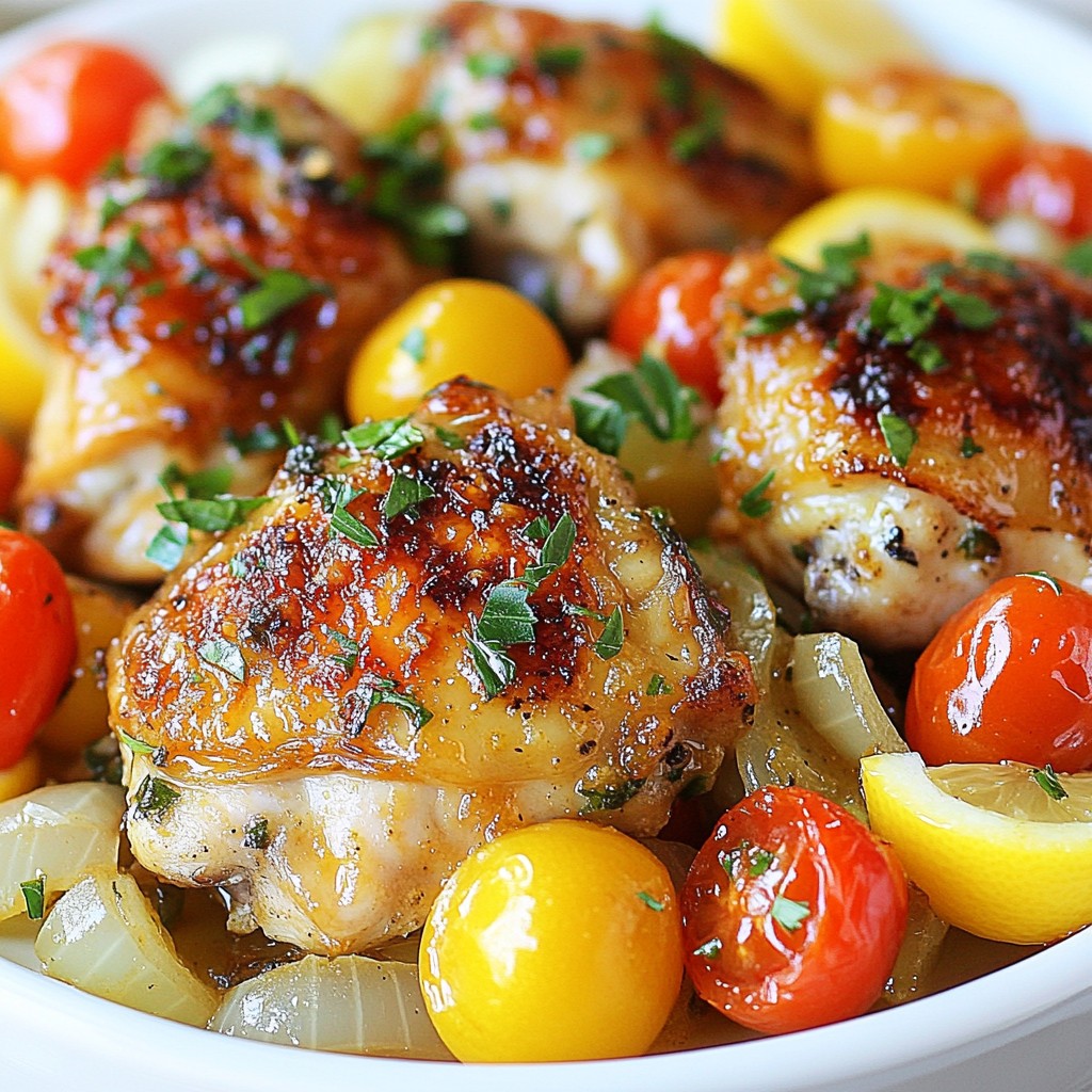 Greek Lemon Chicken Skillet Flavorful and Easy Meal