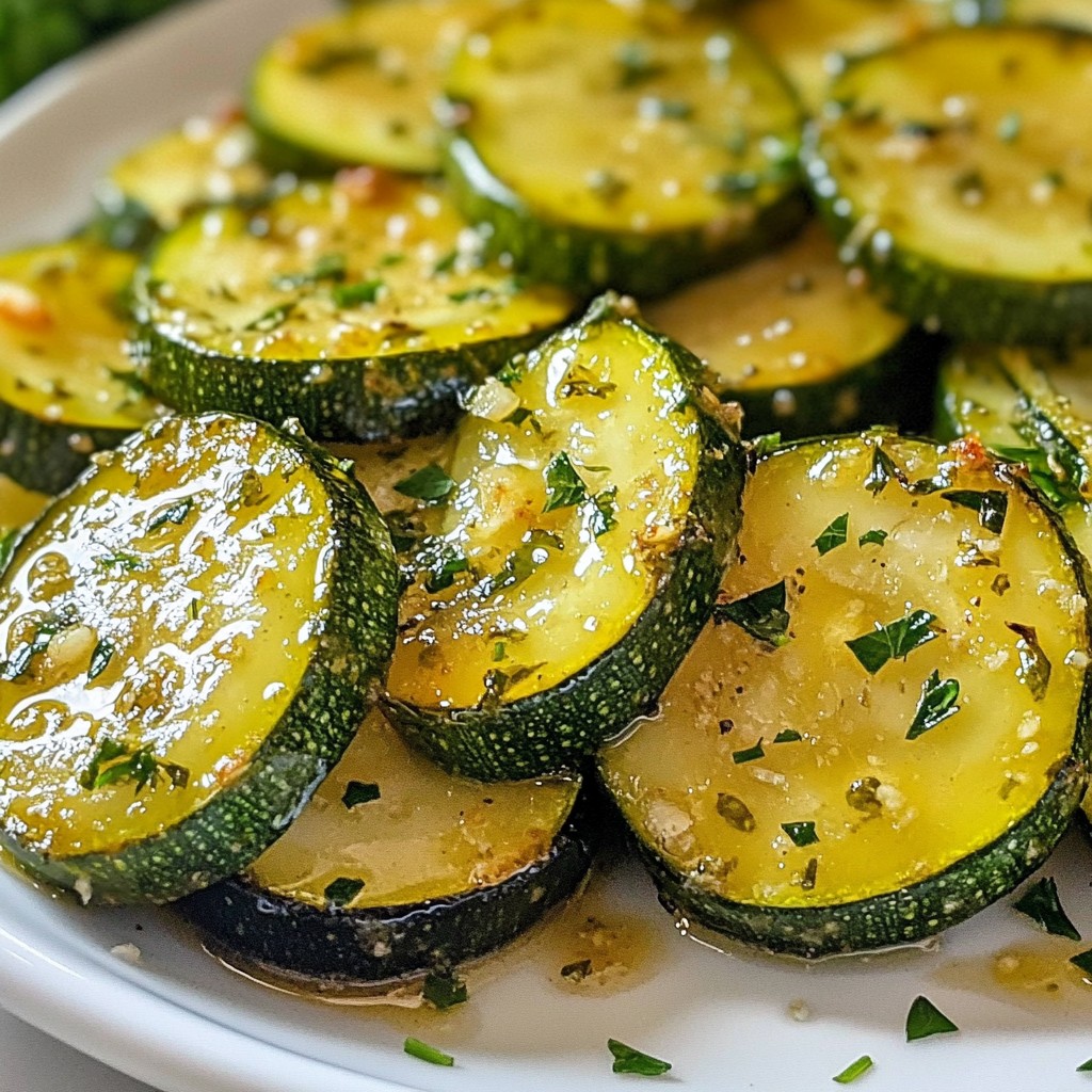 Garlic Herb Roasted Zucchini Simple and Flavorful Dish