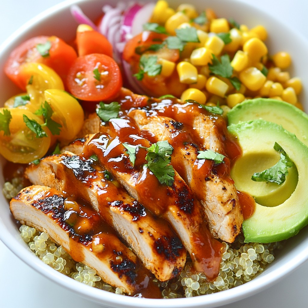 BBQ Chicken Quinoa Bowls Flavorful and Simple Meal