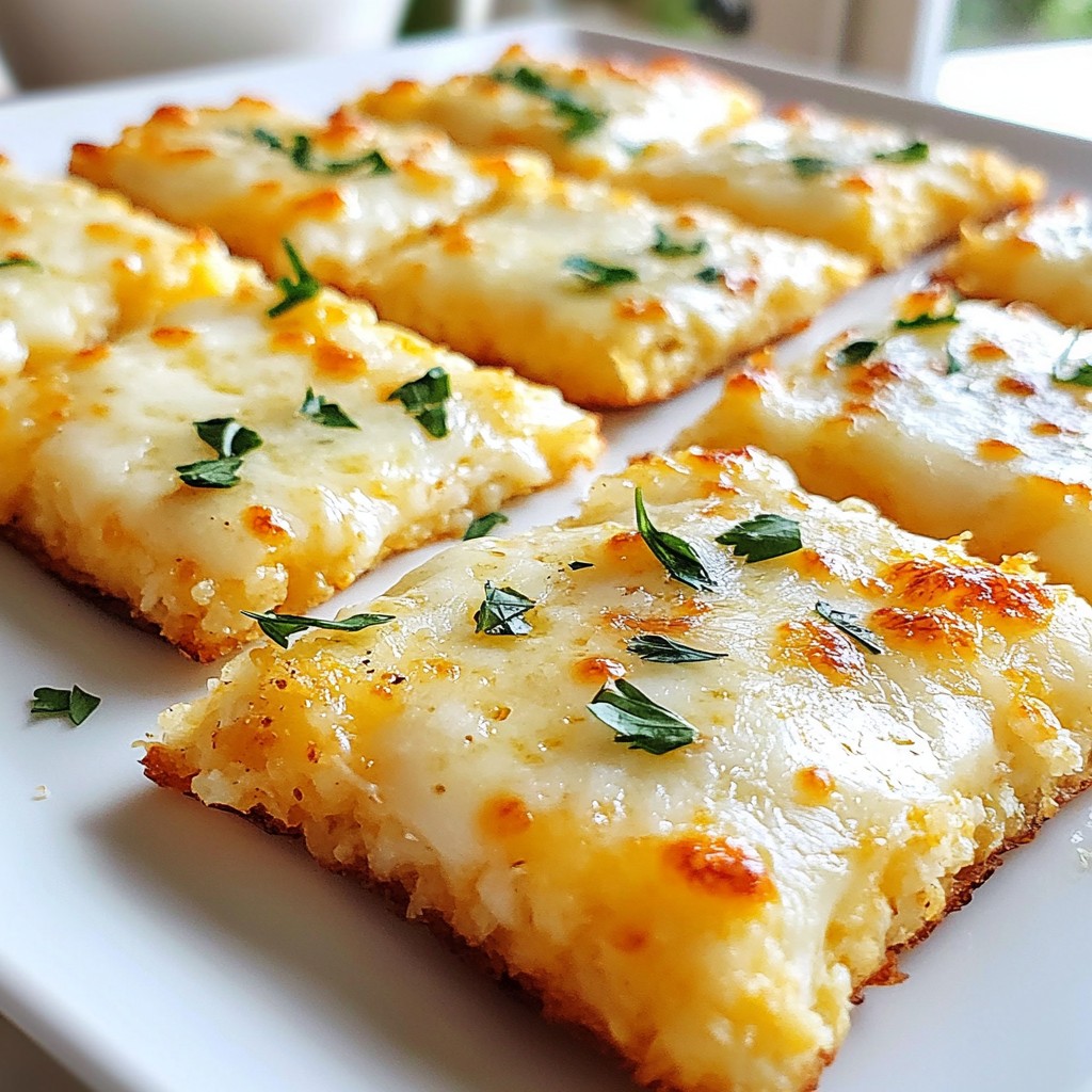Cheesy Cauliflower Breadsticks Flavorful and Easy Meal