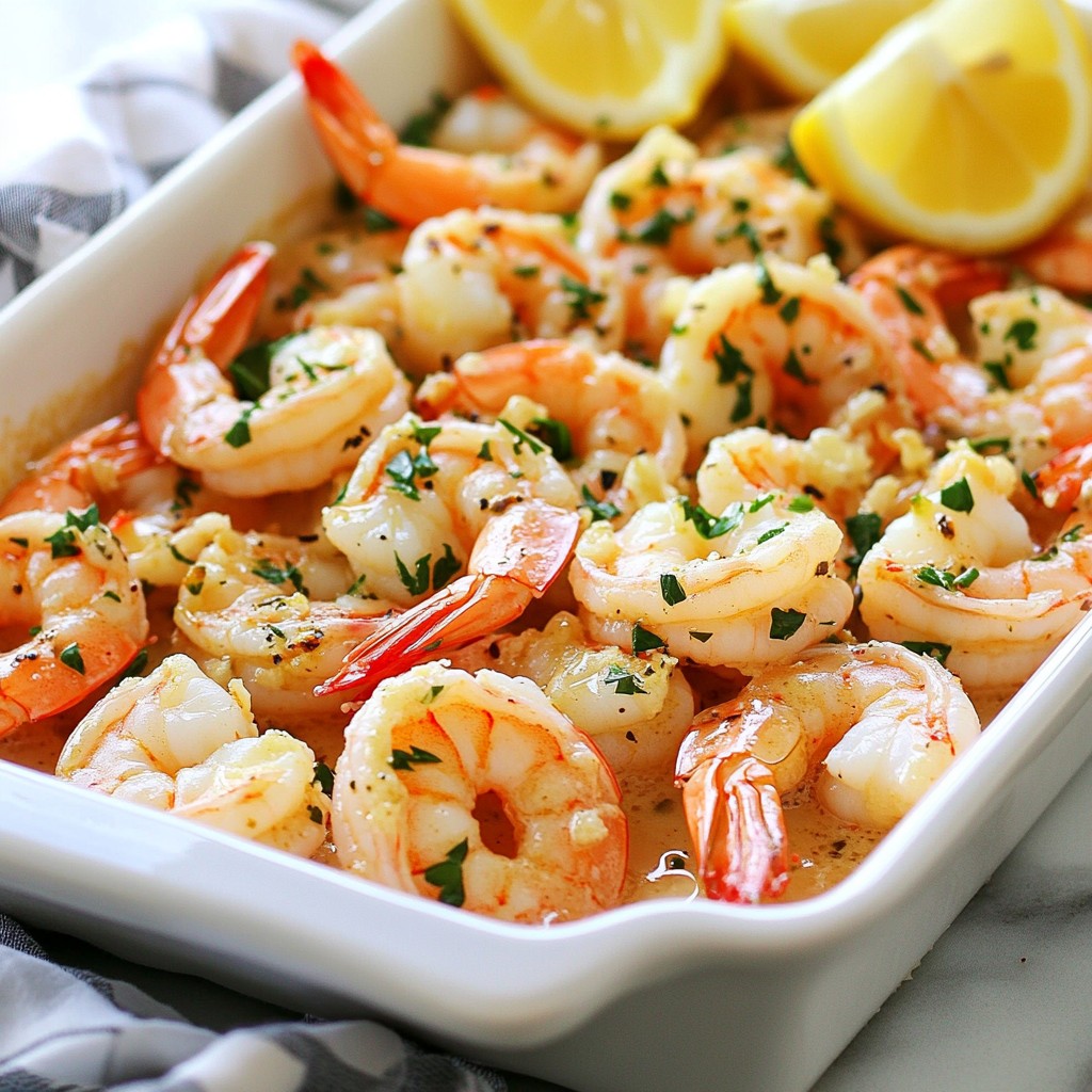 Garlic Butter Butterflied Shrimp Simple and Tasty Dish