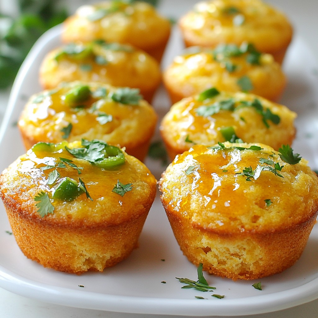 Jalapeño Honey Cornbread Muffins Perfectly Spiced Treat