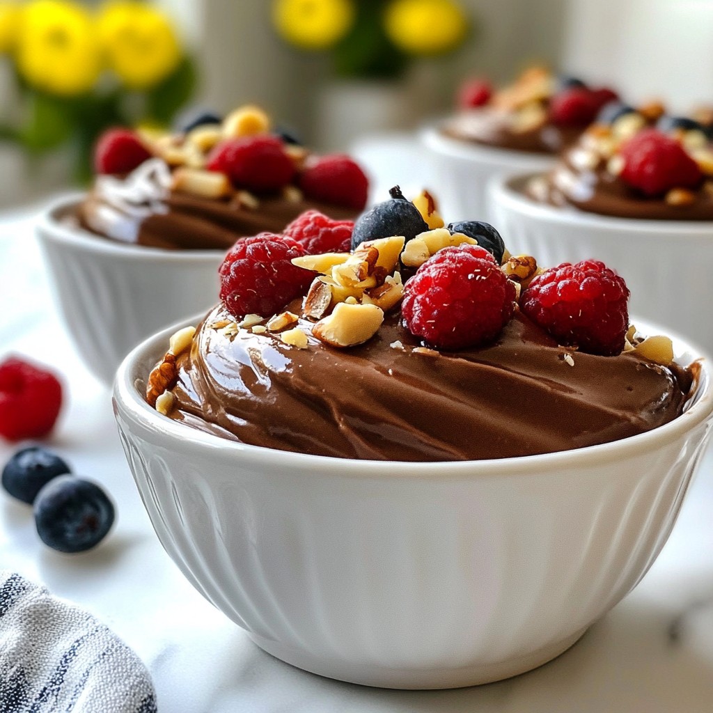 Avocado Chocolate Mousse Rich and Creamy Delight