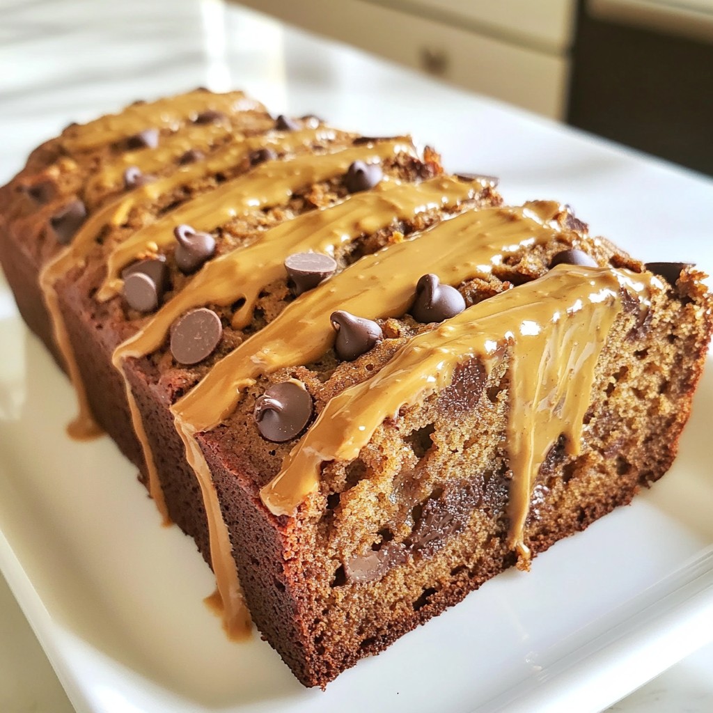 Chocolate Peanut Butter Banana Bread Recipe Delight