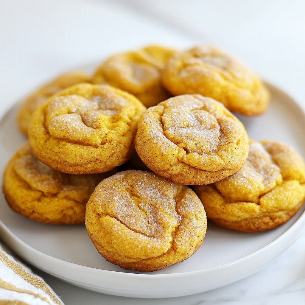 Pumpkin Spice Snickerdoodles Delicious Fall Treat