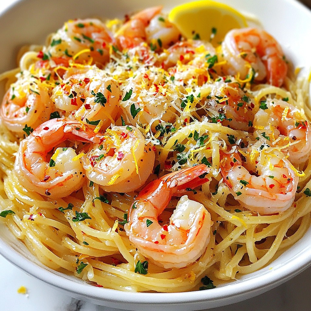 Spicy Garlic Butter Shrimp Pasta Flavorful Delight