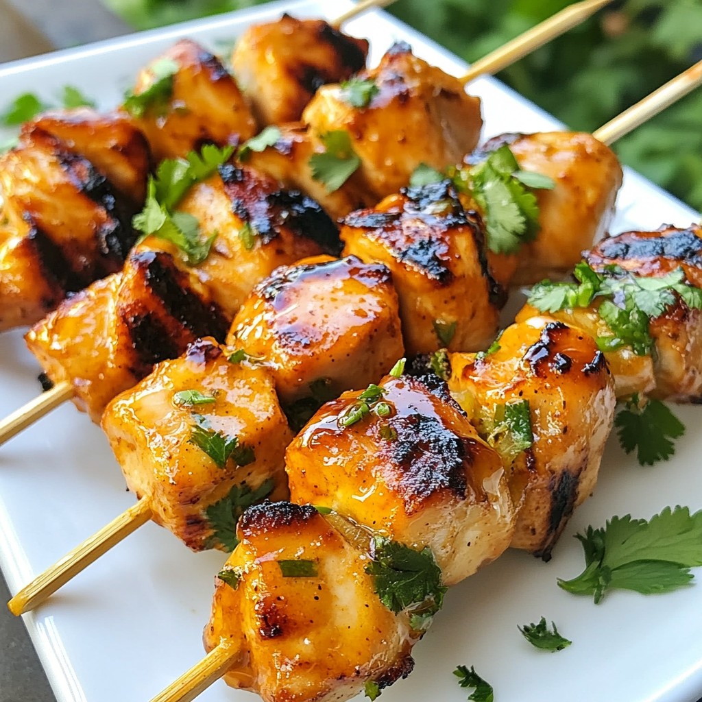 Honey Lime Chicken Skewers Tasty and Easy Recipe