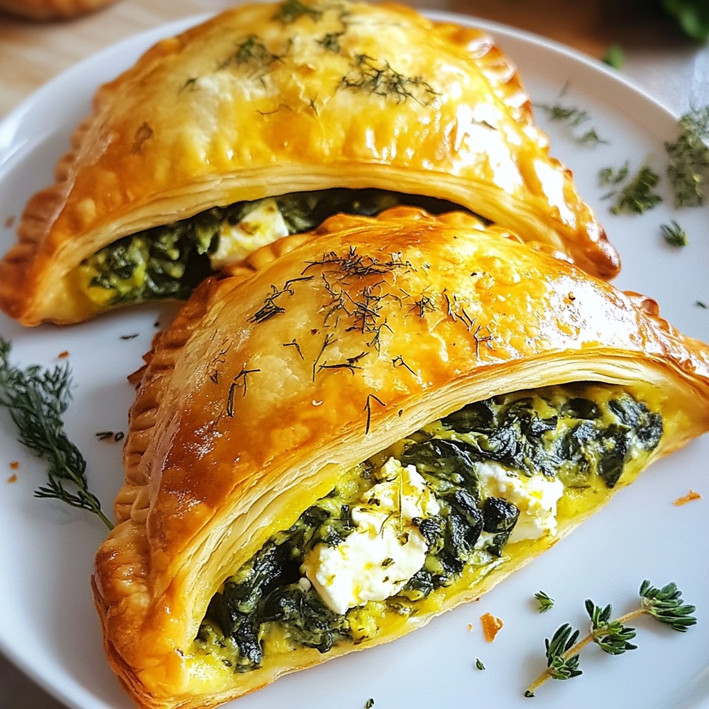 Savory Greek Spinach Feta Empanadas Easy Recipe
